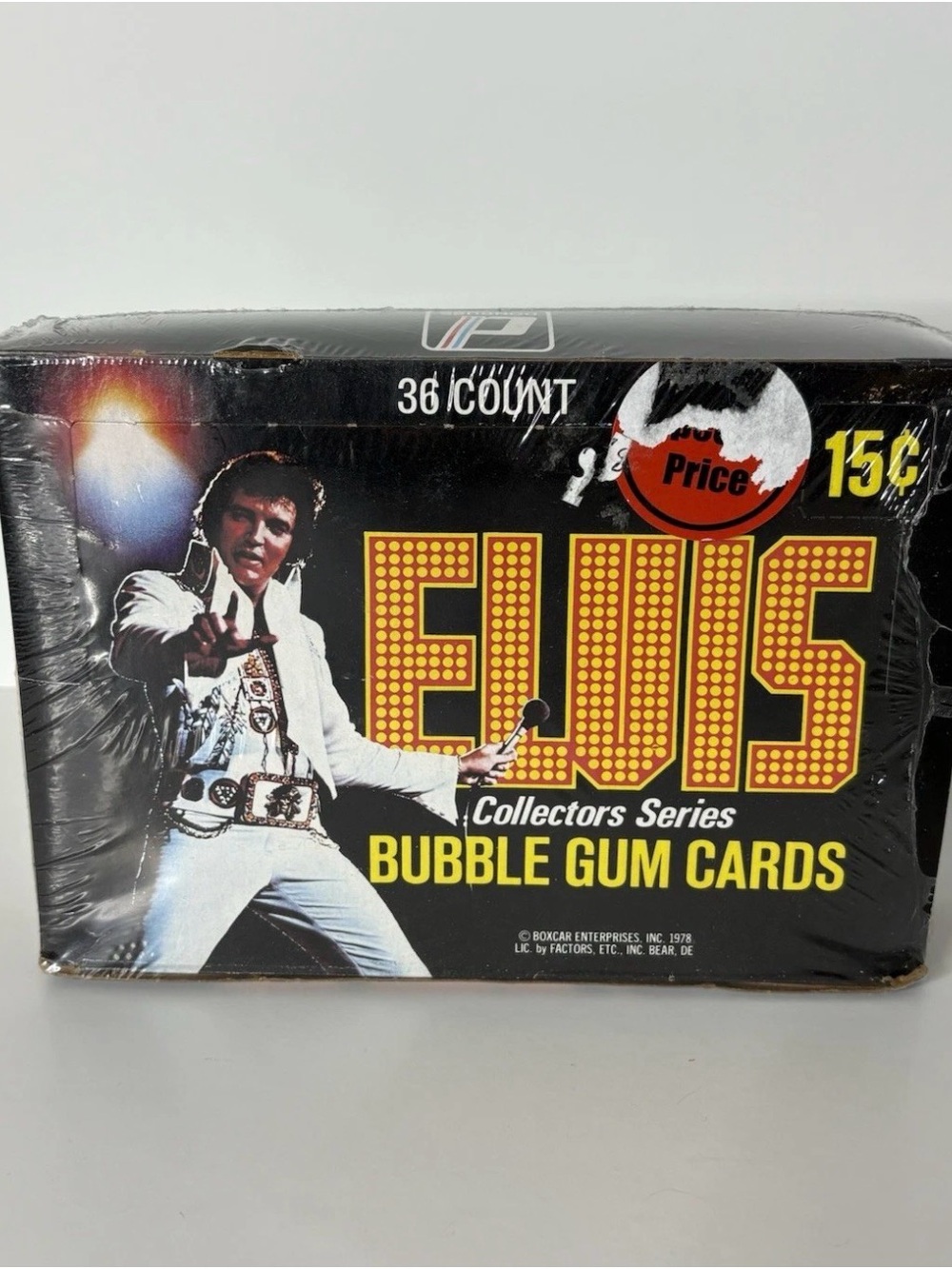 Elvis Presley Trading Cards 1978 Collectors Series Full Box 36 Wax Packs Donruss